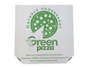 Коробка (упаковка) для пиццы 320*320*30 с одноцветной флексопечатью